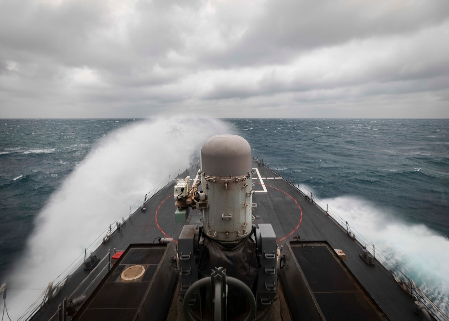 TAIWAN STRAIT (Dec. 30, 2020) Guided-missile destroyer USS John S. McCain (DDG 56) conducts routine underway operations in support of stability and security for a free and open Indo-Pacific. Sea control is foundational for all other naval missions that support the Joint Force, including power projection.