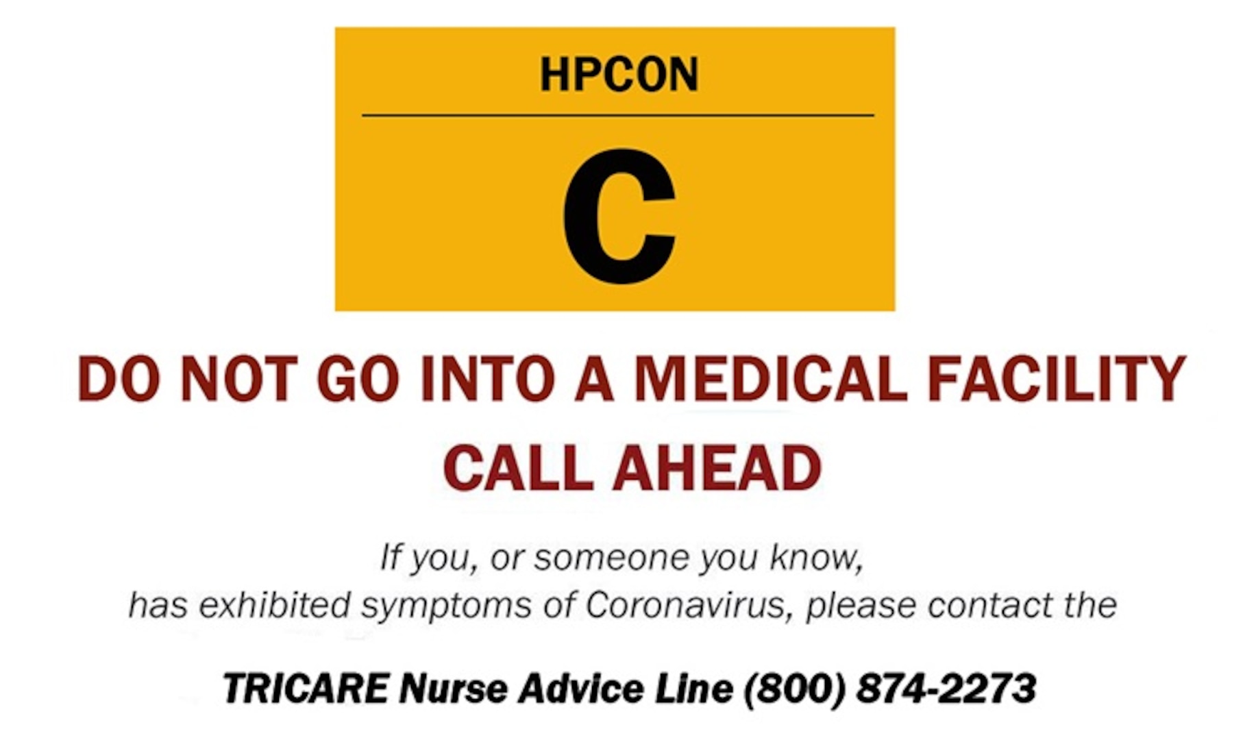 In response to the increased number of positive COVID-19 cases on local military installations and cases of community transmission in the local area, the 502nd Air Base Wing and Joint Base San Antonio commander increased the Health Protection Condition to Charlie, or HPCON C, effective Jan. 4, 2021.