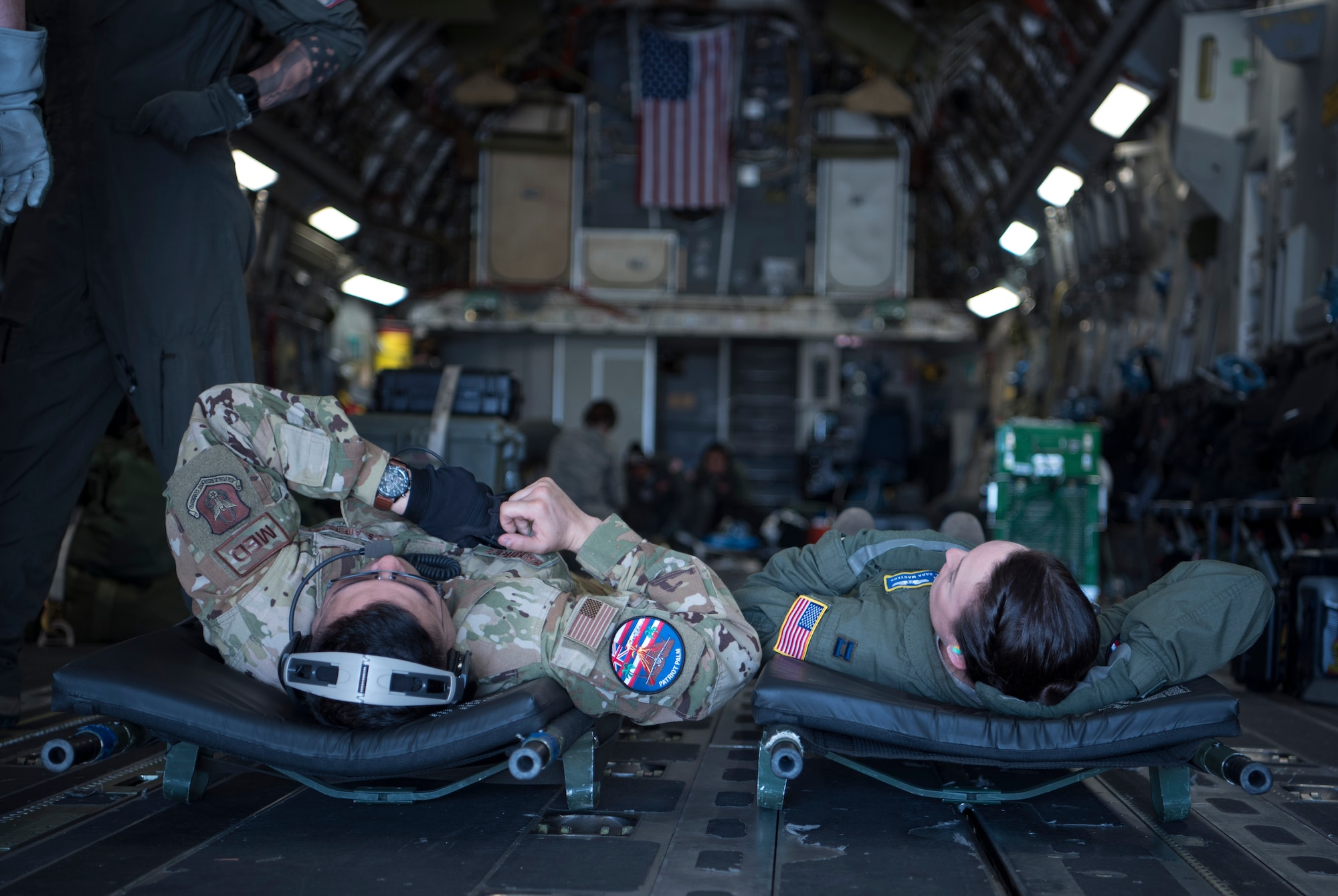 A team of Airmen from the 315th Airlift Wing, Joint Base Charleston, S.C., trained in rapid response deployment scenarios during exercise Patriot Palm with joint-service members from the Marines, Coast Guard, Army, and FBI Jan. 27-30, 2020, at Marine Corps Base Hawaii, Hawaii. 

One of the key players in the exercise was the 315th Contingency Response Flight, which is part of the 315 AW. Starting from a bare base, CRF units are meant to set up an operating airfield within only hours.