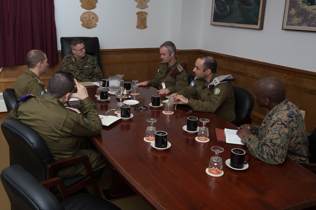 II MEF welcomes Israeli Defense Force Attaché