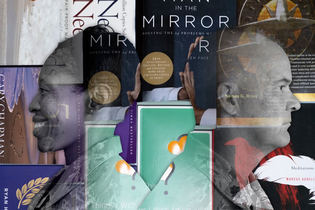 A photo illustration of Airmen assigned to the base chapel.