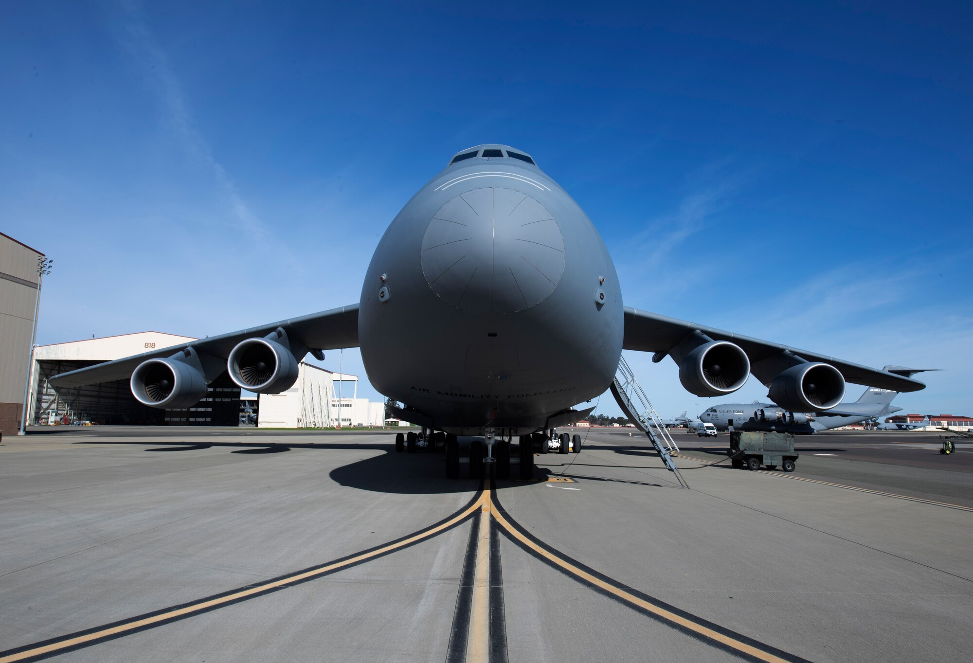 Airmen show and explain their jobs to cadets who traveled from Puerto Rico to better understand the operational Air Force.