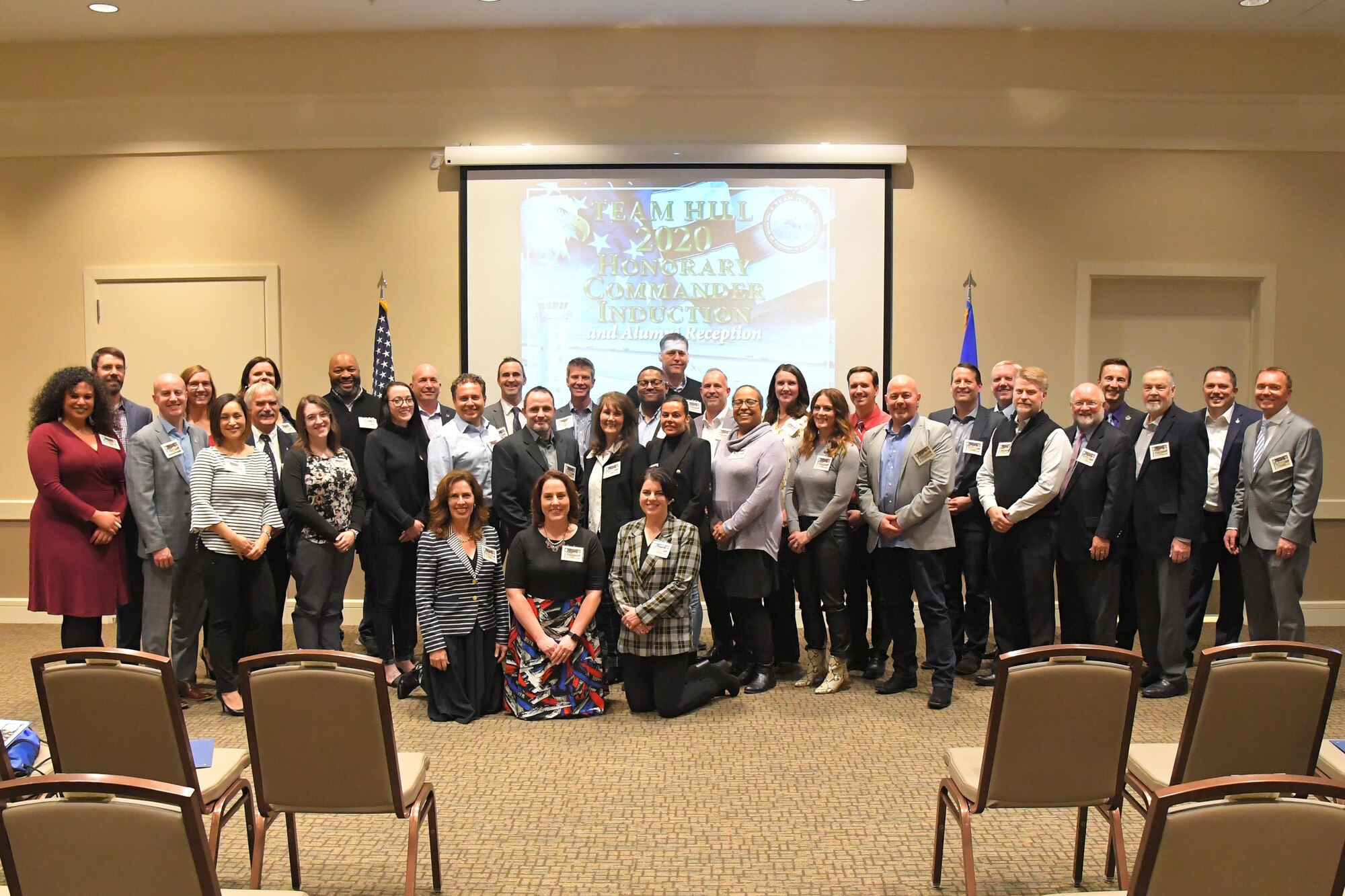 A total of 38 community members and business leaders were appointed as Team Hill Honorary Commanders during a ceremony at Hill Air Force Base Jan. 31.