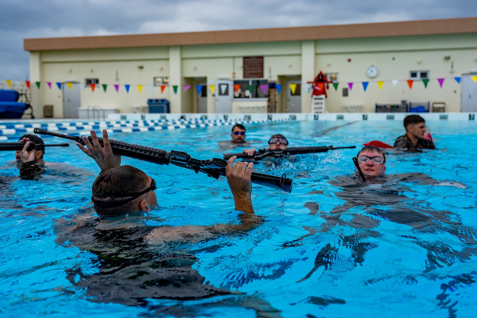 Marines, Sailors Endure Water Survival Advanced Training