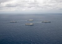 America ESG sails with USS Blue Ridge (LCC 19)