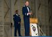 Brig. Gen. E. John Teichert, 412th Test Wing Commander, congratulates the winners and nominees during the Wing's Annual Awards Banquet, Jan. 31. (Air Force photo by Giancarlo Casem)
