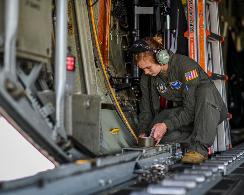 More than 100 Reserve Citizen Airmen from Youngstown Air Reserve Station and four C-130H Hercules aircraft assigned to the 757th Airlift Squadron traveled to Jacksonville JetPort at Cecil Airport in Jacksonville, Florida, Jan. 21-26, to carry out Operation Dumbo.