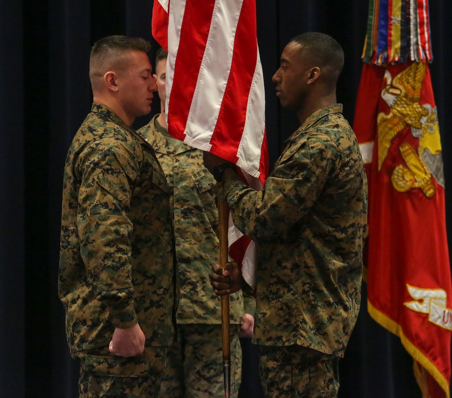 The Color Sergeant leads the official Color Guard Platoon at MBW at is responsible for training and preparing the Marines for future service in the operating forces.