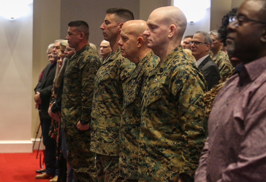 The Color Sergeant leads the official Color Guard Platoon at MBW at is responsible for training and preparing the Marines for future service in the operating forces.