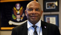 Kendal Cunningham serves as the Capability Development Integration Directorate Integration Cell Supervisor for the Space and Missile Defense Center of Excellence, U.S. Army Space and Missile Defense Command. (U.S. Army photo by Carrie David Campbell)