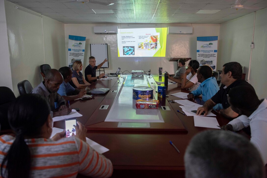 Civil Affairs Soldiers host seminar for Djiboutian veterinarians and sanitary inspectors