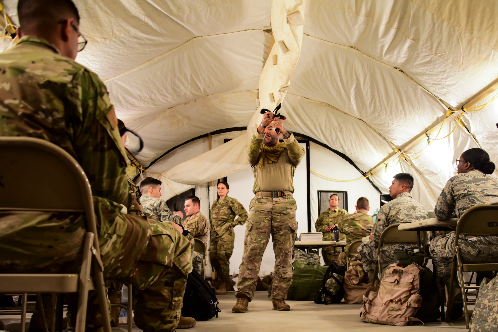 Airmen receive SABC training