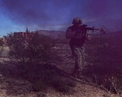 Airman does training