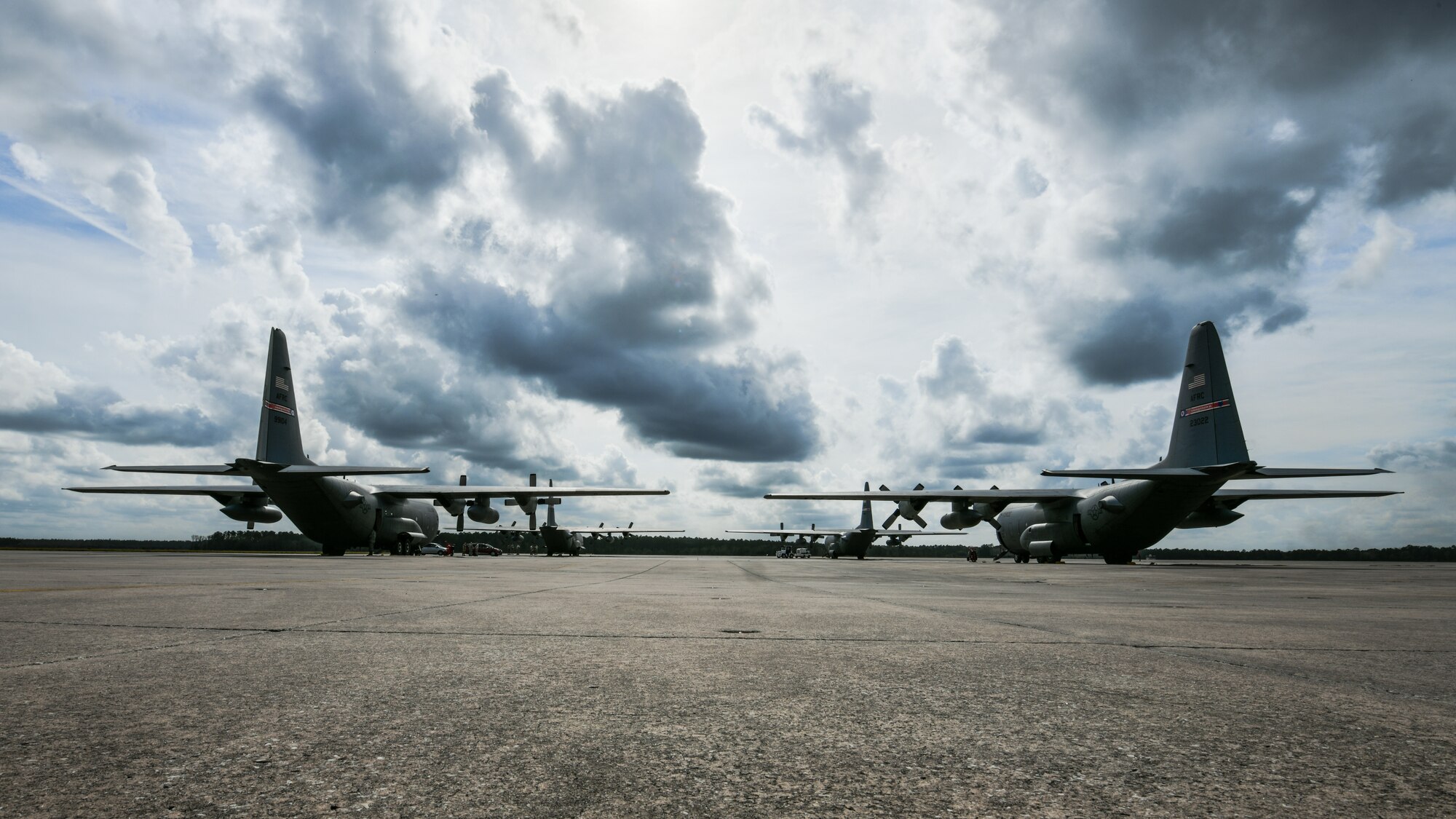 More than 100 Reserve Citizen Airmen from Youngstown Air Reserve Station and four C-130H Hercules aircraft assigned to the 757th Airlift Squadron traveled to Jacksonville JetPort at Cecil Airport in Jacksonville, Florida, Jan. 21-26, to carry out Operation Dumbo.