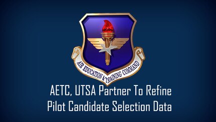In an effort to gain more insight into the predictable attributes of a successful pilot training candidate, Air Education and Training Command turned to the data analytics program at the University of Texas-San Antonio to help them continue their efforts to refine and validate the Pilot Candidate Selection Method as part of an Educational Partnership Agreement. (U.S. Air Force graphic / Dan Hawkins)
