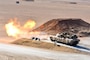 U.S. Soldiers in Alpha Company, 4-118th Infantry Regiment, 30th Armored Brigade Combat Team, in the South Carolina Army National Guard, conduct tank gunnery training while deployed in the Middle East, Feb. 4, 2020. The unit is deployed to support Operation Spartan Shield. (U.S. Army National Guard photo by Lt. Col. Cindi King)