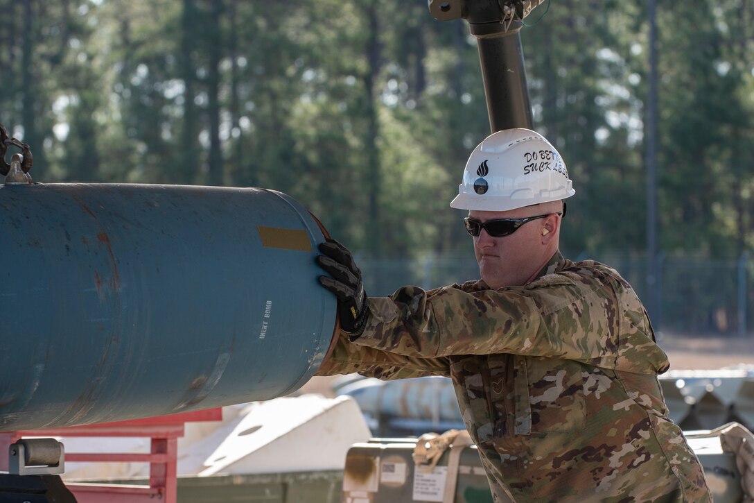 A photo of a member of the Shaw AFCOCOMP team.