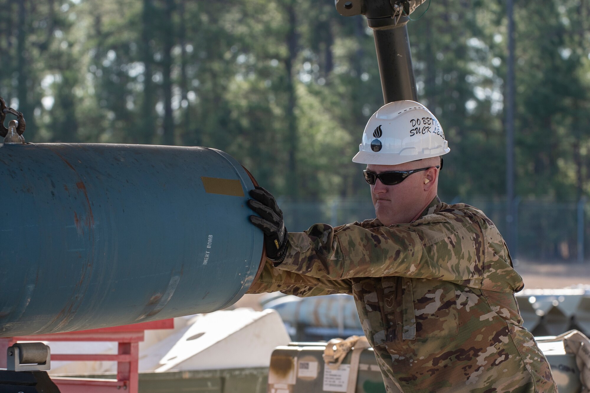 A photo of a member of the Shaw AFCOCOMP team.