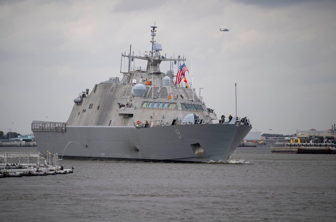 USS Little Rock (LCS 9) departs Mayport, Fla.