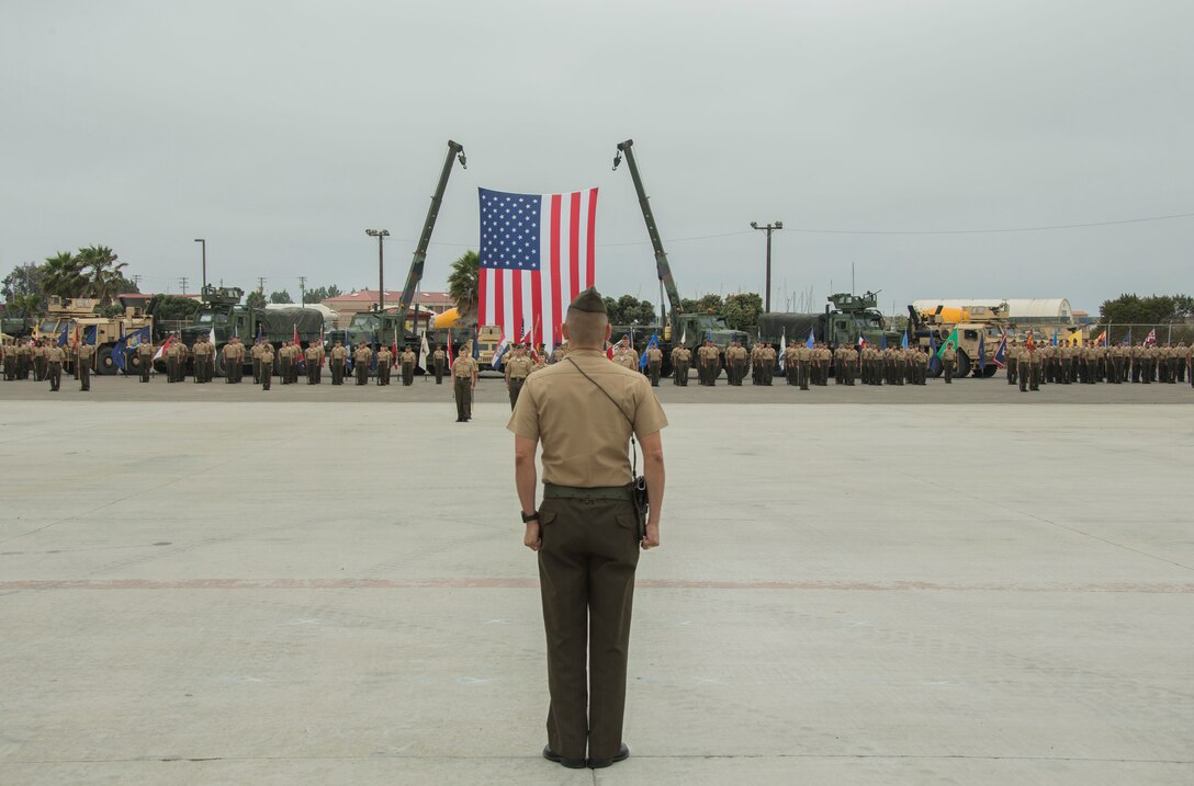 CLB-5 Change of Command from LtCol James to LtCol Soto Jr.