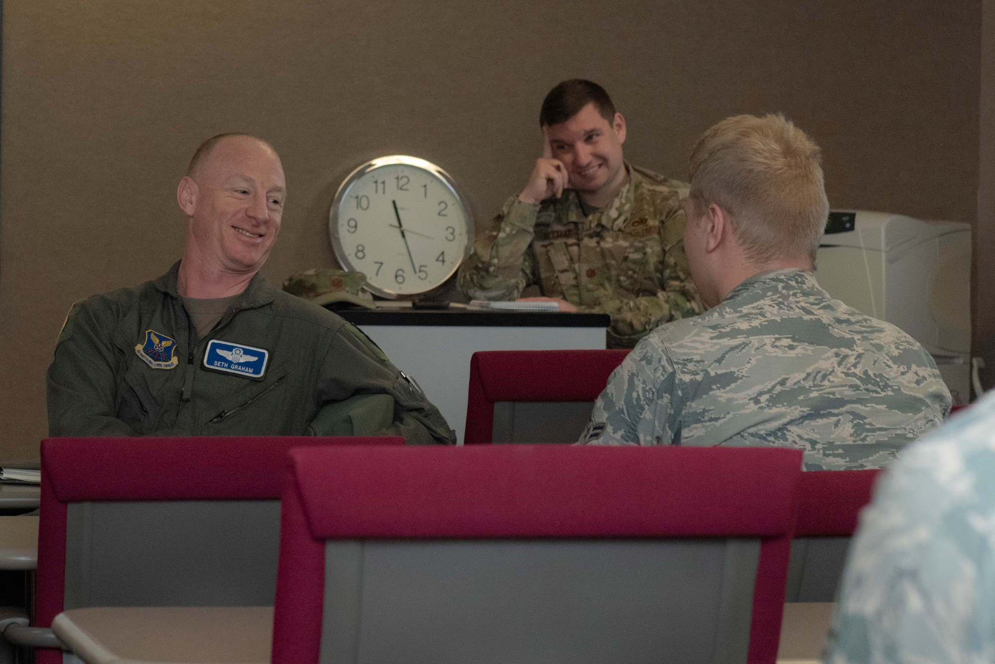 The forum gave Airmen an opportunity to voice their ideas for improving their respective units and the base.