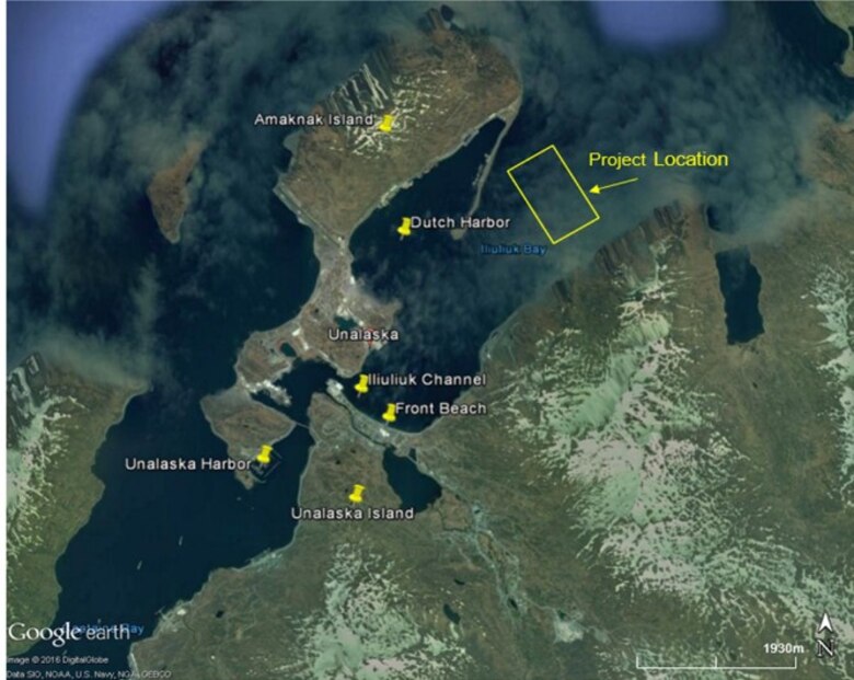 Unalaska Google Earth Project Location
