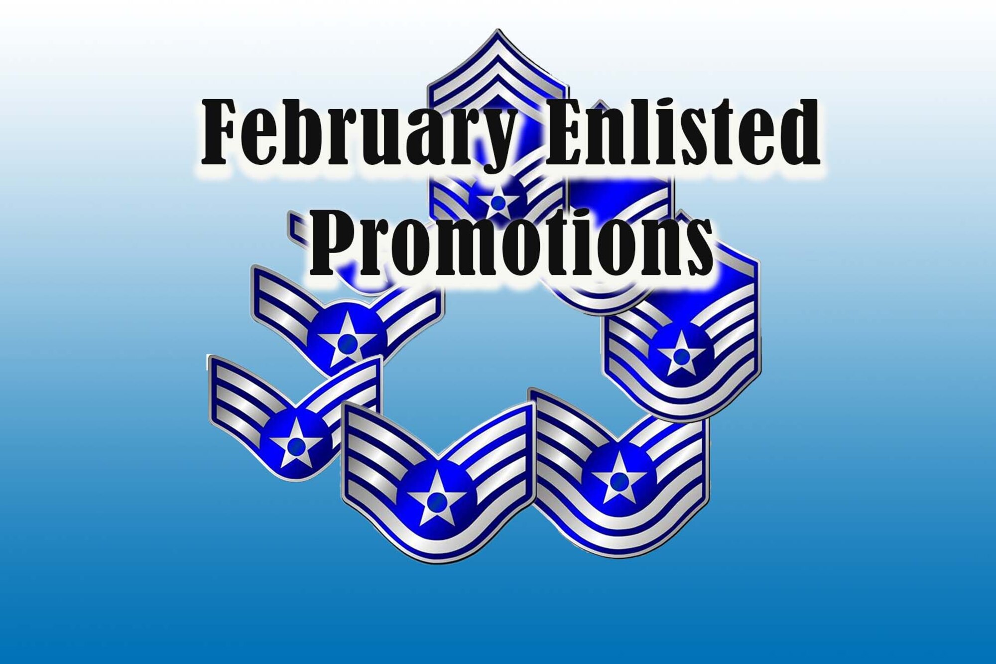 Graphic depicting all Air Force enlisted ranks in a circle.