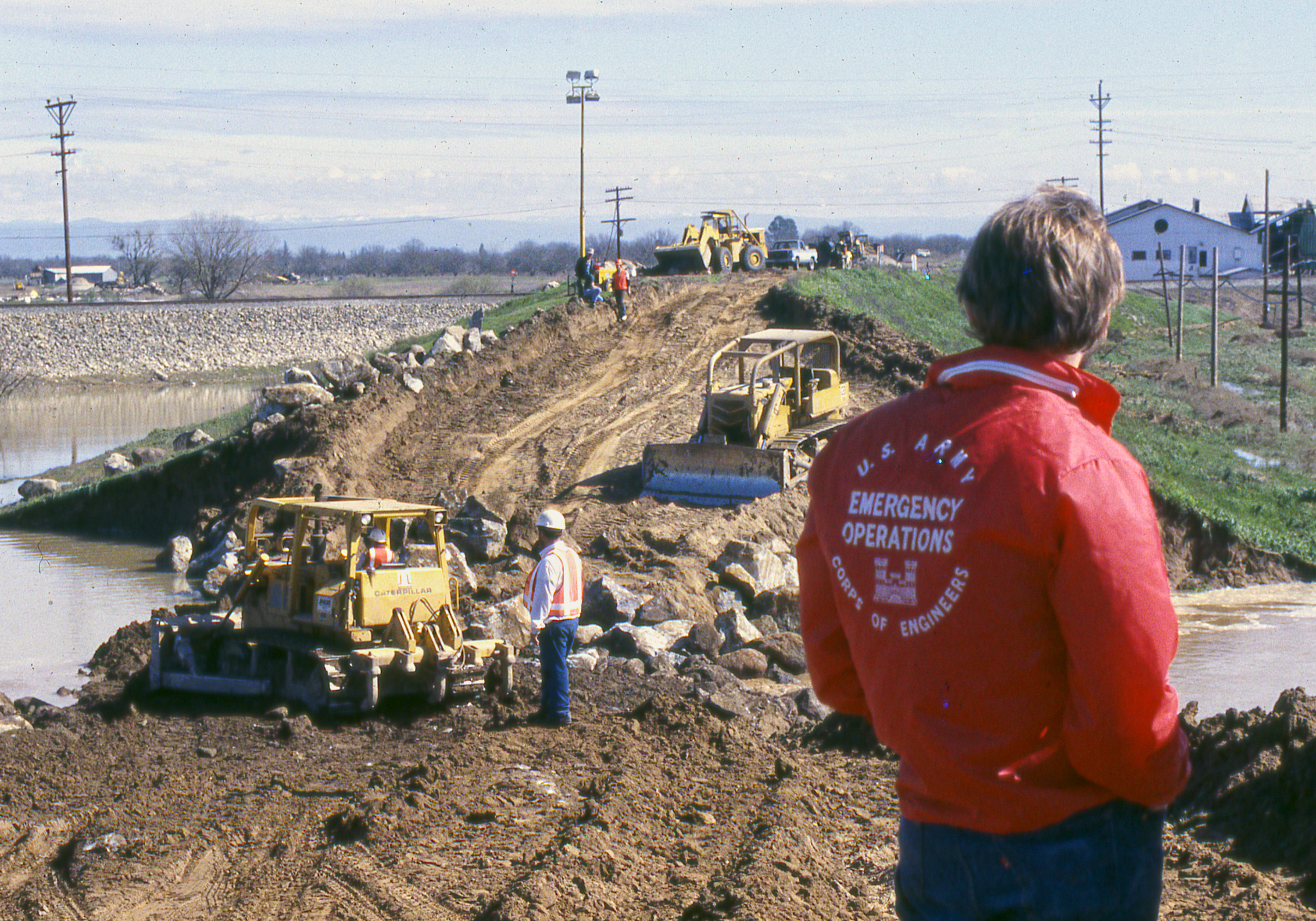 Marysville Levee Repair 1986