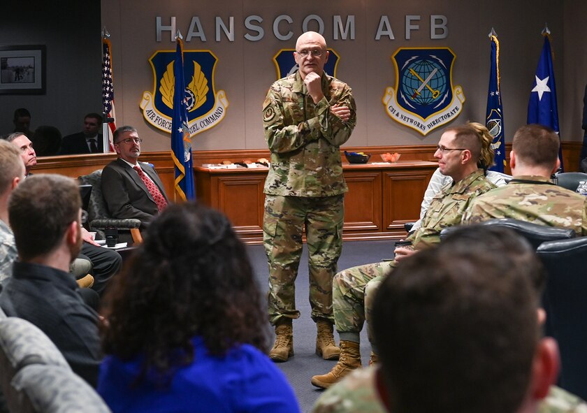 Gen. Bunch visits Hanscom