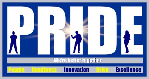 PRIDE graphic has People, Readiness and Drive highlighted to show which priorities this story fits into.