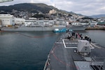 USS Rafael Peralta, Russell Visit Sasebo, Japan