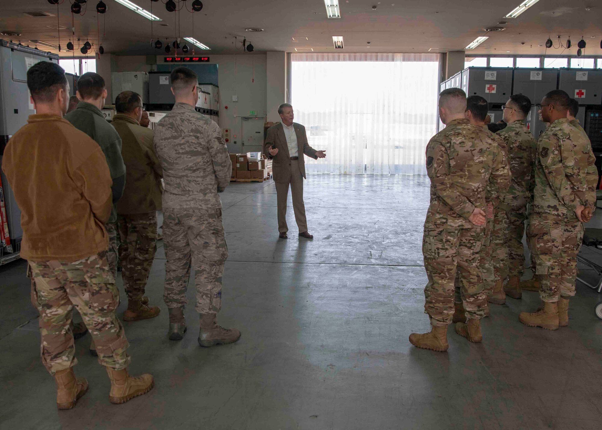 Retired CMSAF Mckinley visits Yokota