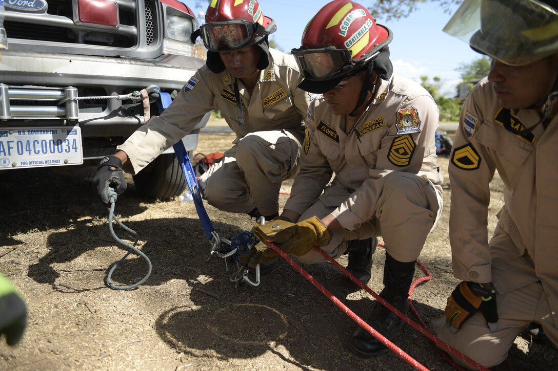 Central American, US firefighters grow competencies, partnerships