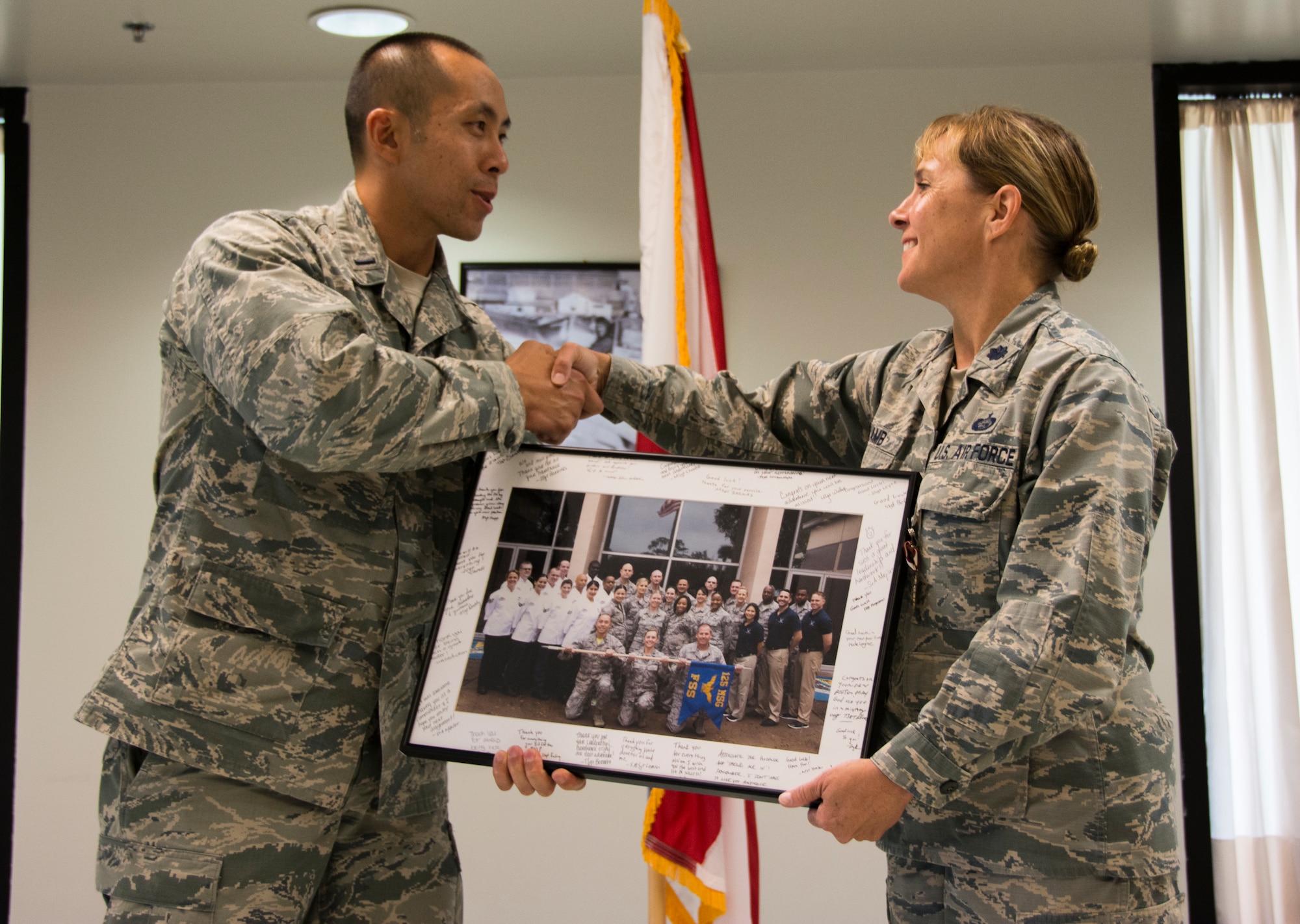 125th FSS change of command