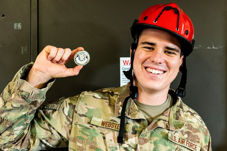 Photo of Airman posing for a photo.