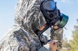 A Jordan Armed Forces-Arab Army Quick Reaction Force Female Engagement Team Soldier simulates decontaminating her face during the practical exercise at a Chemical, Biological, Radiological and Nuclear Subject Matter Expert Exchange with U.S. Army Soldiers, with 655 Regional Support Group, 316 Sustainment Command (Expeditionary), 377 Theater Sustainment Command, and Canadian Armed Forces at a base outside of Amman, Jordan in February. Without regard to its appearance, Soldiers must be ready and capable to conduct the full range of military operations to defeat all enemies regardless of the threats they pose. (U.S. Army photo by Sgt. 1st Class Shaiyla B. Hakeem)