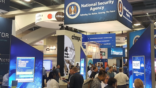 Photo of NSA booth at RSA 2019