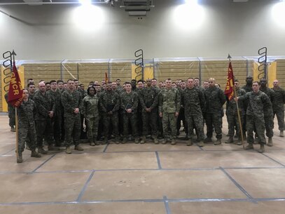 Marines of 6th Communication Battalion, Sergeant Banks, Corey Coltrane, Brooks and Cpl Davis, Gianni received the Army Achievement Medal for outstanding performance of duty while serving as a member of the New York City Joint Color Guard in support of ceremonies throughout New York City during the period of April 2017- March 2019. They were instrumental in the completion of over 20 commitment and dedication had a direct impact on the success of the mission.