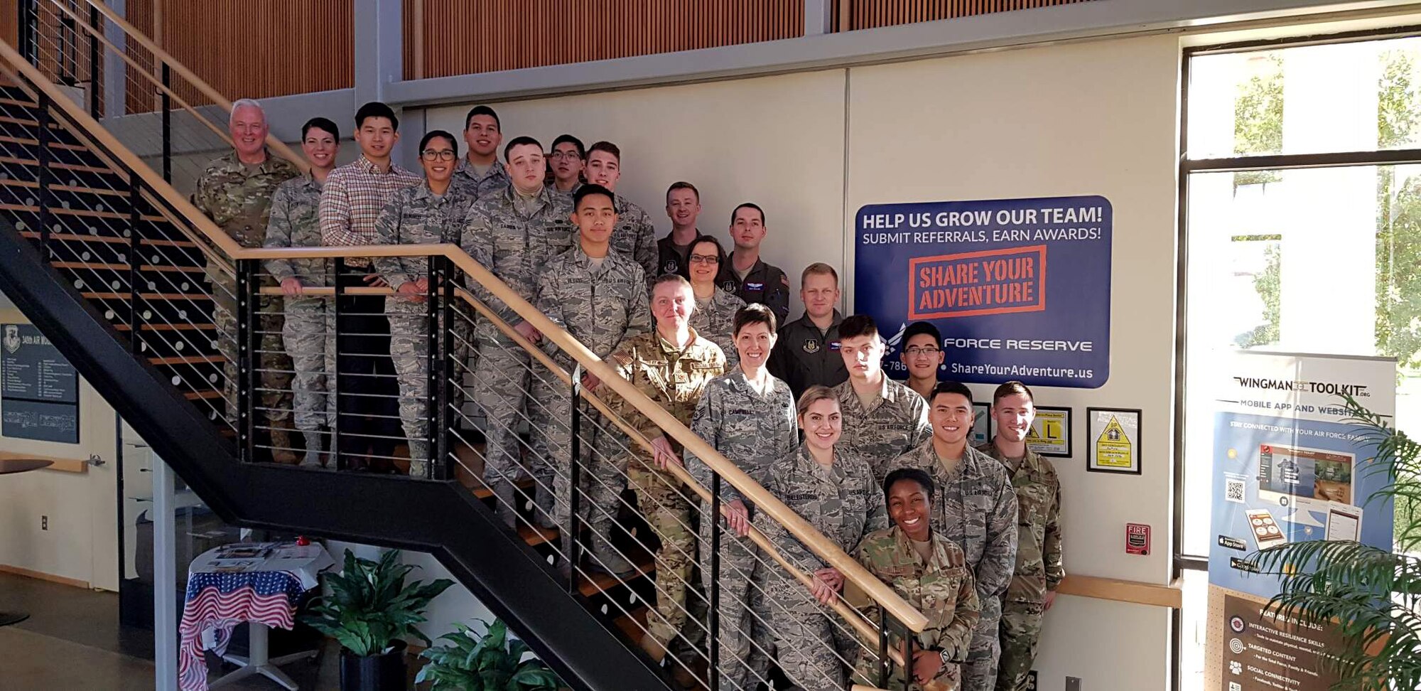 The 349th Air Mobility Wing welcomed our newest 349th members during a recent UTA.
