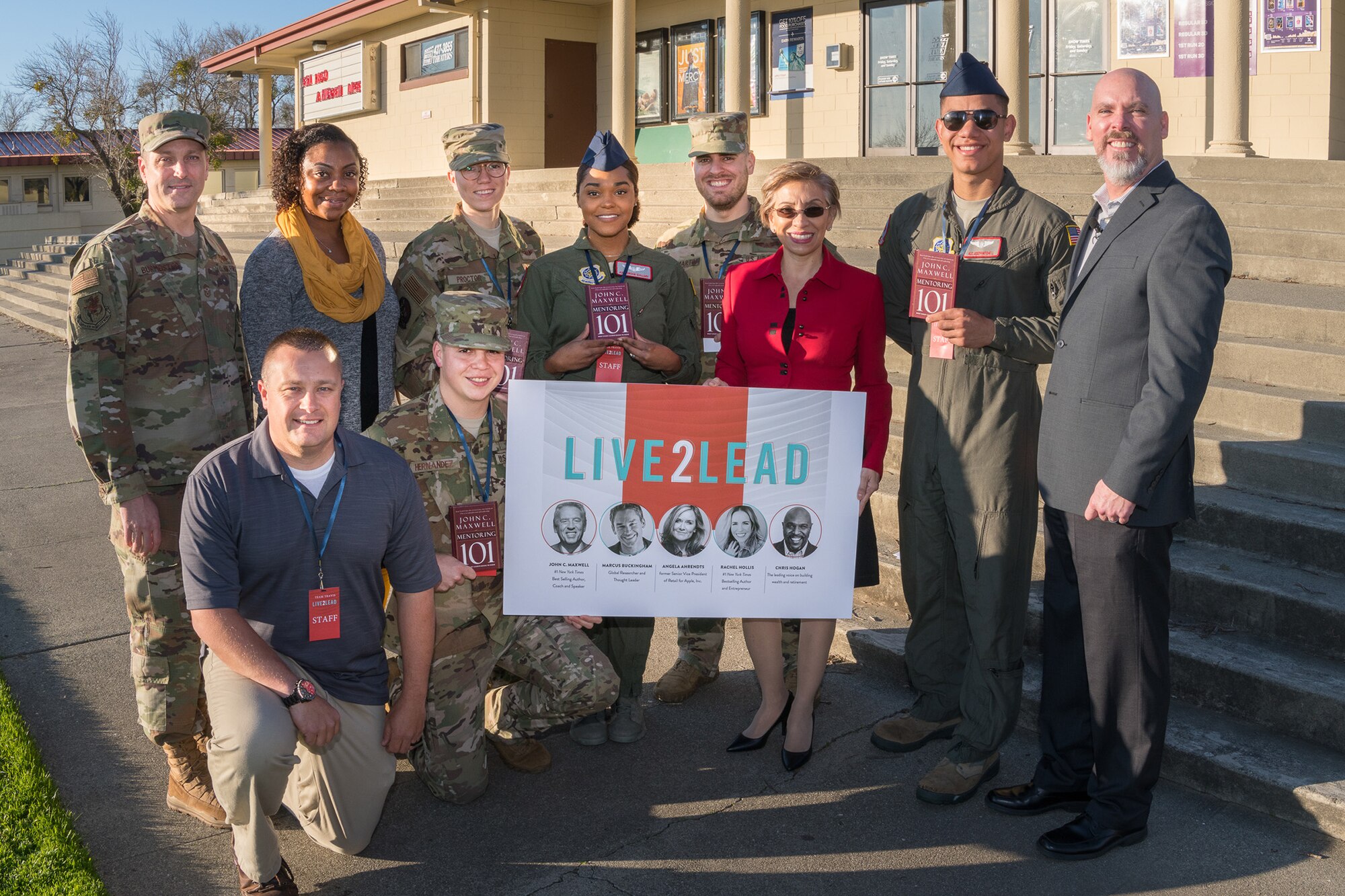 Retired Command Chief for the Air Force Reserve Command and prior 349th Air Mobility Wing Command Chief, Ericka Kelly is the keynote speaker for Team Travis Leadership event held at Travis Air Force Base Theater on February 6, 2020.