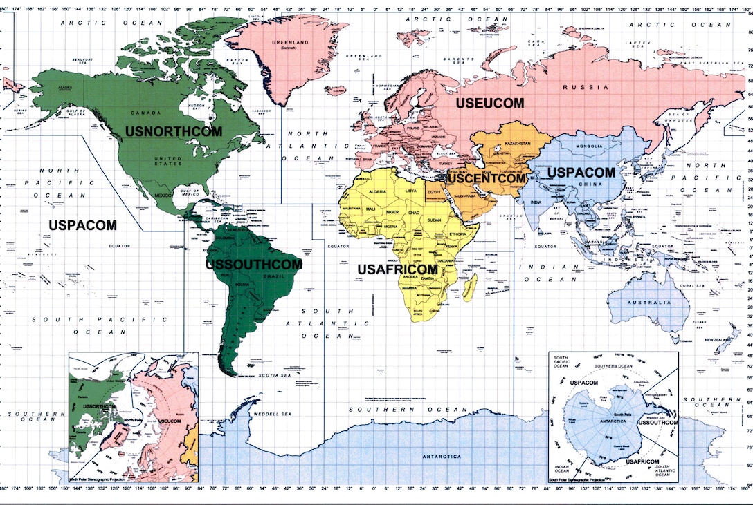 map of U.S. Indo-Pacific