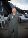 Col. Todd Hofford, 142nd Fighter Wing vice commander and newly reinstated F-15 Eagle pilot, Feb. 6, 2020, Portland Air National Guard Base, Ore. Hofford recently completed a nearly three-year process of obtaining a waiver to pilot a high G aircraft with a prosthetic disc in his neck, making him the first in the world to do so.