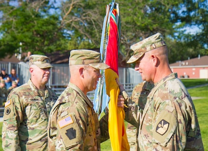 Change of command/responsibility ceremony for the 65th Field Artillery Brigade