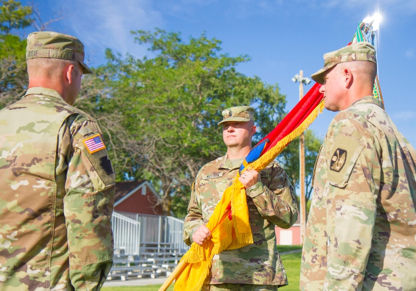 Change of command/responsibility ceremony for the 65th Field Artillery Brigade