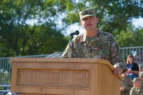 Change of command/responsibility ceremony for the 65th Field Artillery Brigade