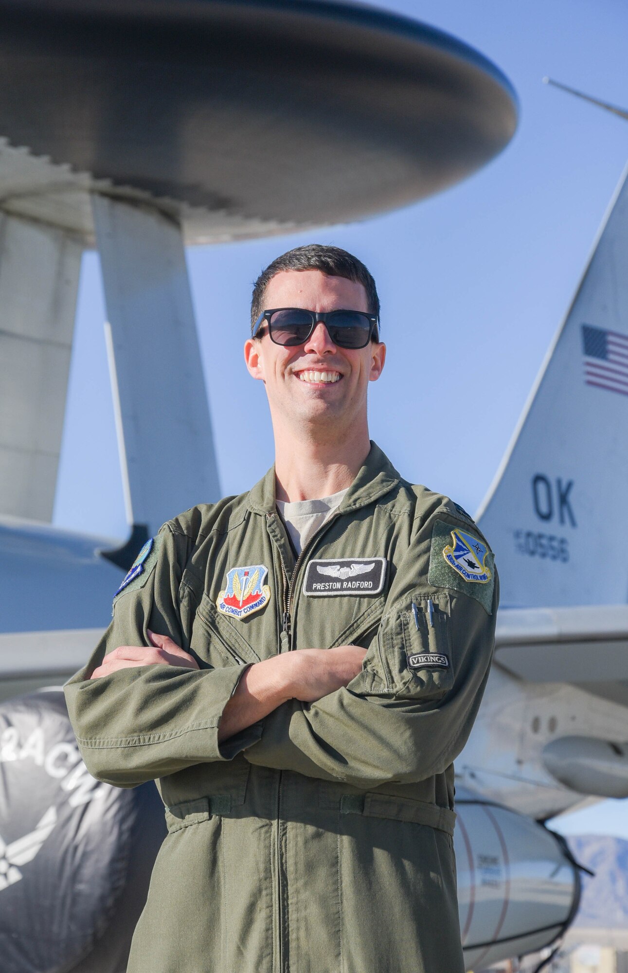 Capt. Preston Radford, an Airborne Warning and Control System instructor pilot with the 960th Airborne Air Control Squadron based out of Tinker Air Force Base, made history during RED FLAG 20-1 when he was selected to serve as mission commander. While RED FLAG has been operating out of Nellis AFB quarterly since 1975, this marks the third time in the exercise’s history that an AWACS pilot has been selected to serve as mission commander.