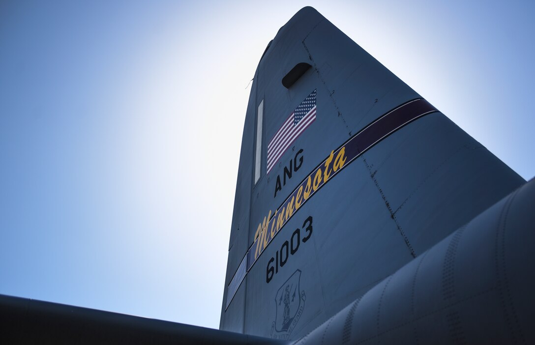 An Airplane sits on the flightline.