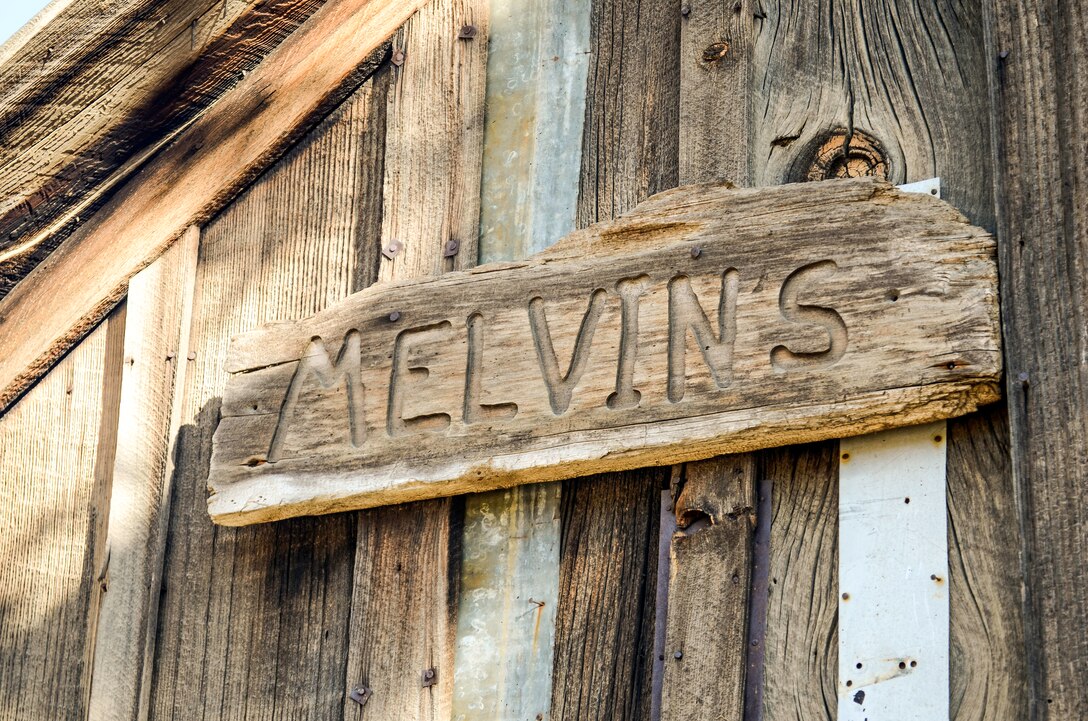 Melvin's House Sign