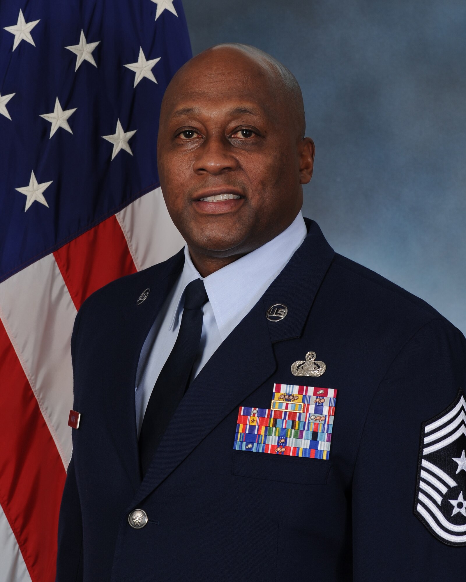 Chief Master Sgt. Ronald Harper, 341st Missile Wing command chief.