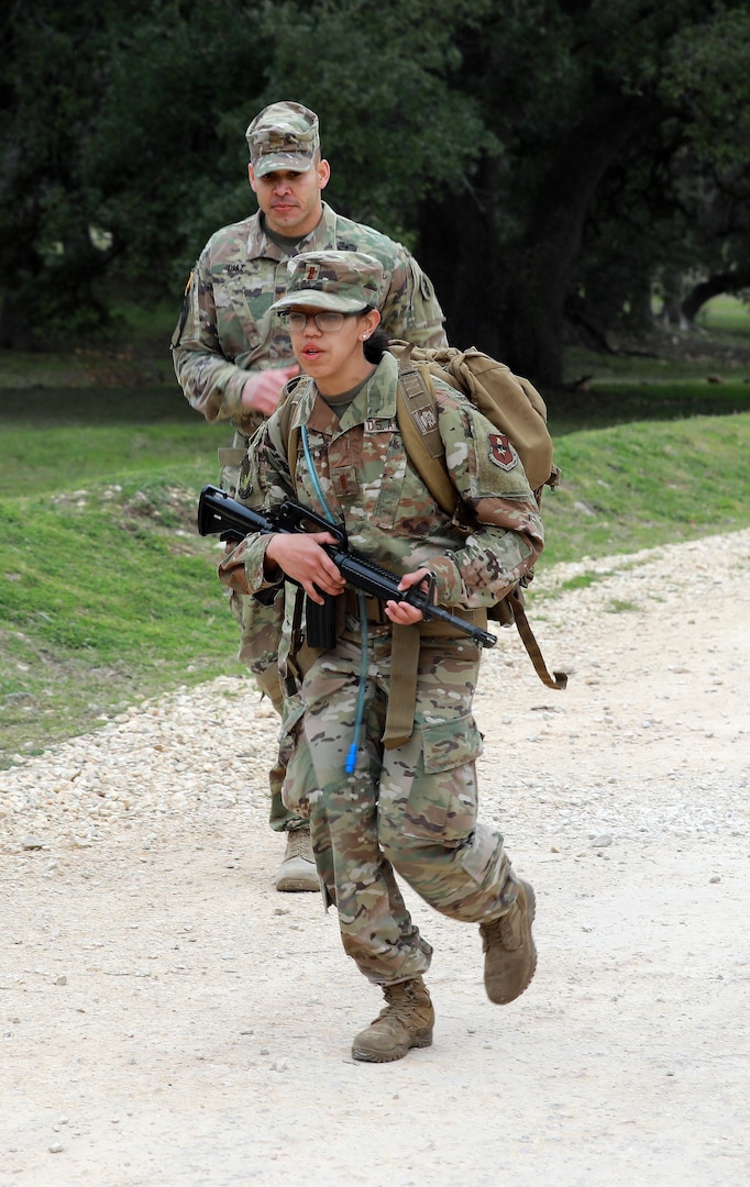 Soldier running